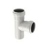 ACO 304 Grade Stainless Steel Single Socketed Pipe 87.5 Degree Branch - 50mm