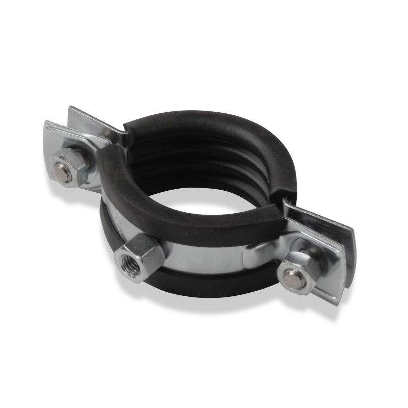 Aco Silver 304 Grade Stainless Steel Pipe Bracket With Epdm Seal - 75Mm Black