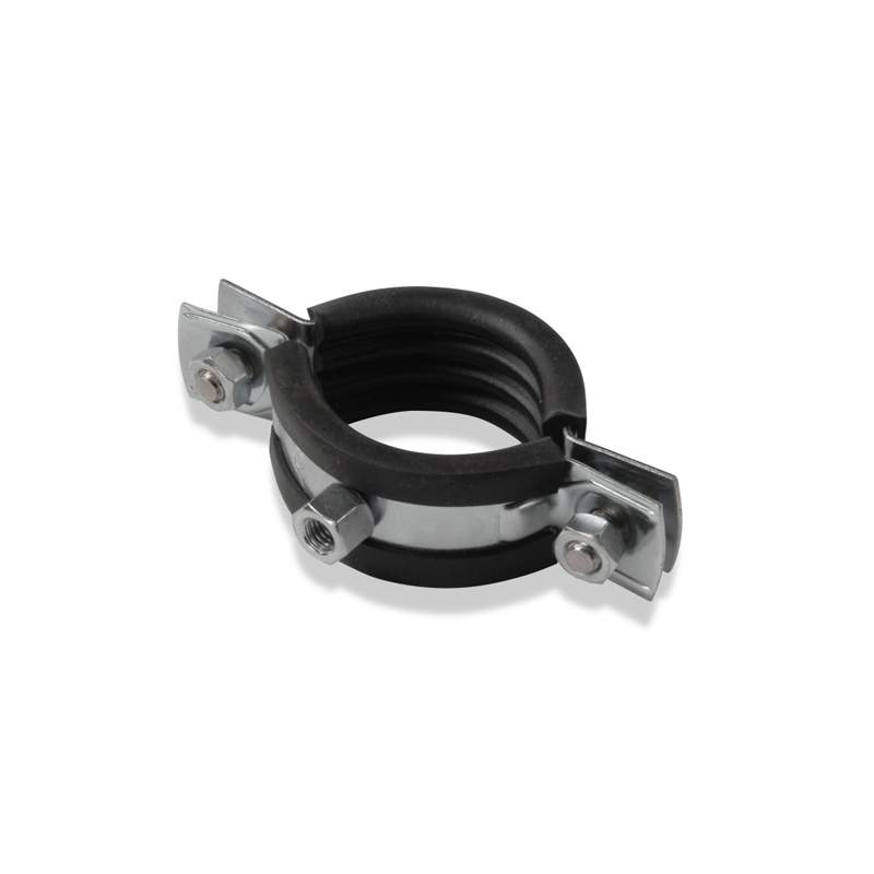 Aco Silver 316 Stainless Steel Support Bracket With Epdm Infill - 125Mm Black