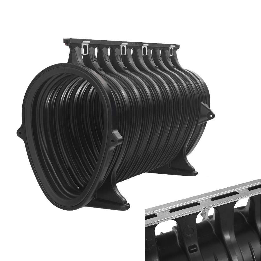 Aco Qmax 900 Slot Channel With Q-Flow Steel Edge Rail 2M Plastic
