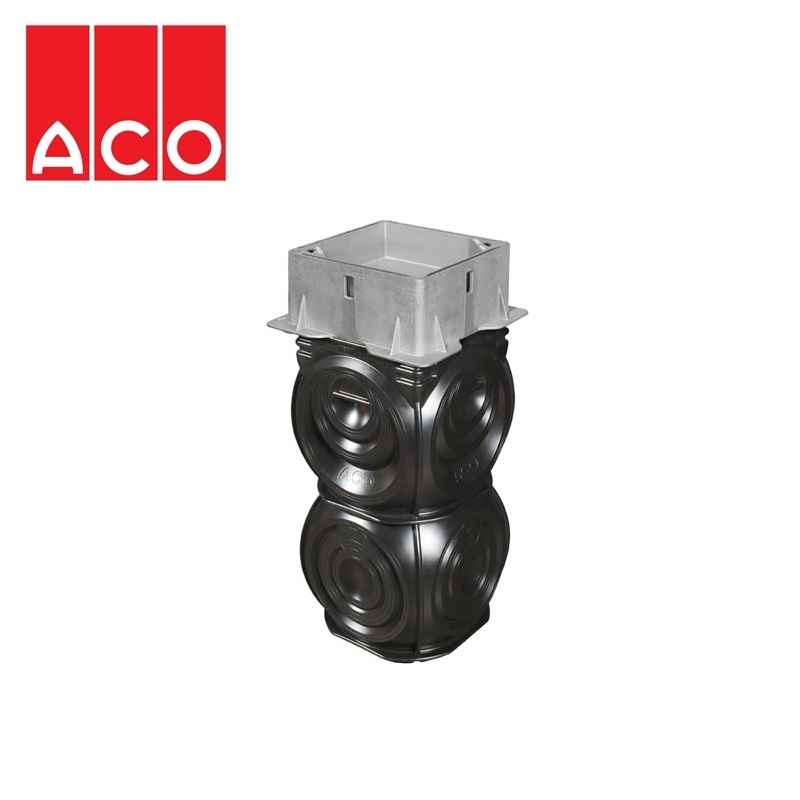 ACO Qmax Outlet/Inlet Chamber and D400 Q-Slot Recessed Cover and Frame