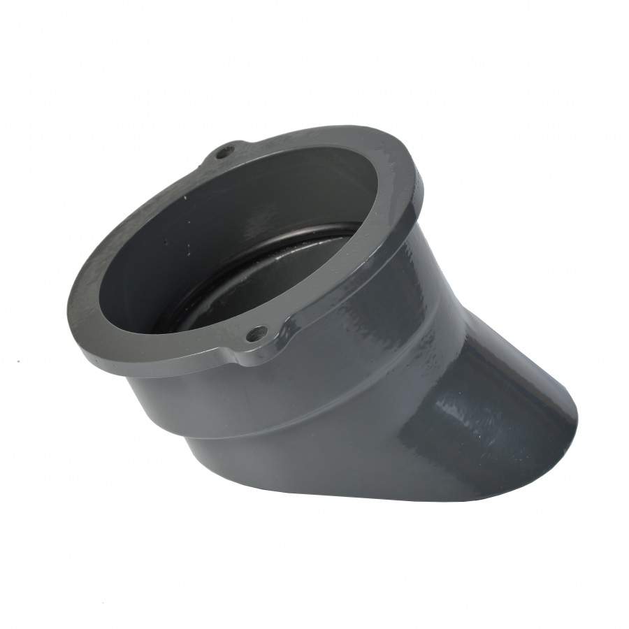Aco Grey Rainwater Outlet 75Mm Discharge Spout Aluminium
