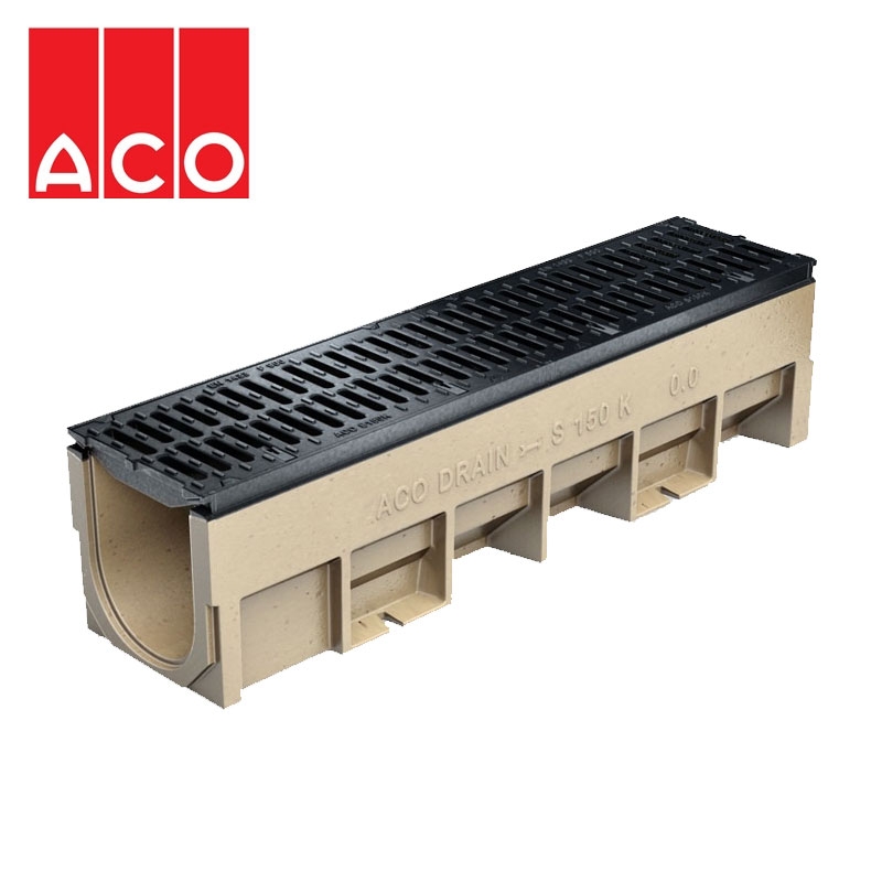 ACO S150 Heavy Duty Channel Drain 205mm x 270mm x 1000mm