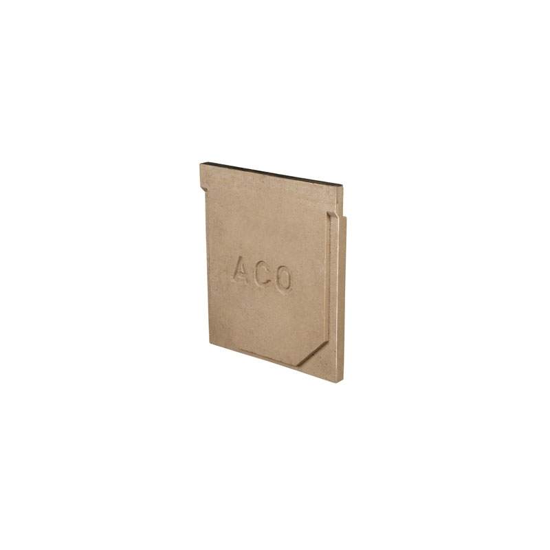 Aco S200 Heavy Duty Channel Drain Closing End Cap Concrete