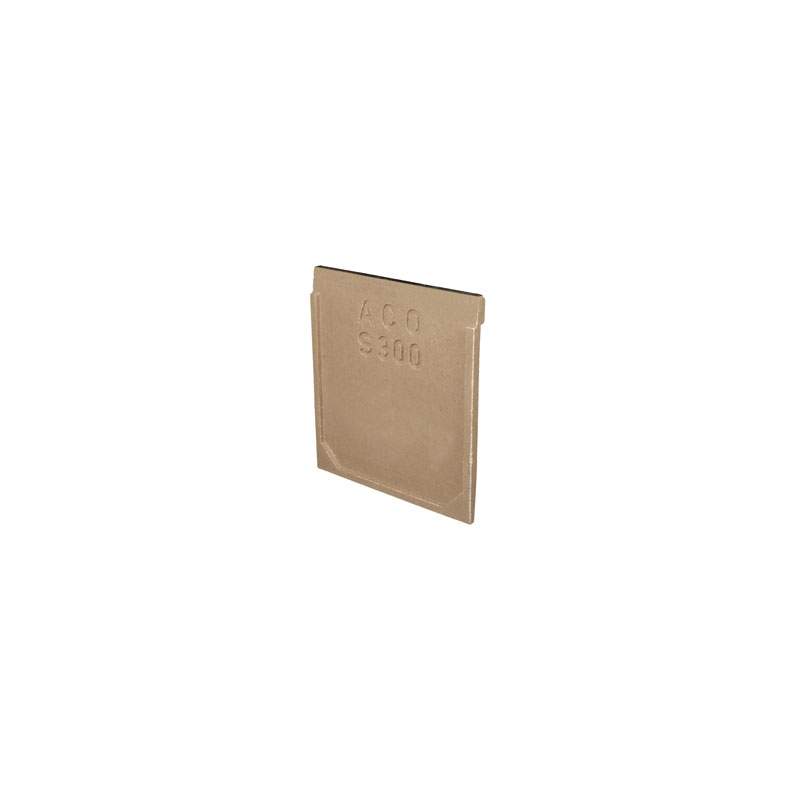Aco S300 Heavy Duty Channel Drain Closing End Cap Concrete