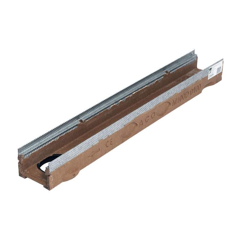Aco Multidrain M100d With Outlet - 135Mm X 100Mm X 1000Mm Vienite