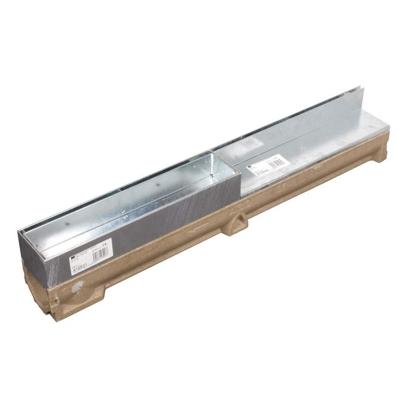 Aco Brickslot Raindrain Slot Drain Access Channel 1M - B125 Concrete