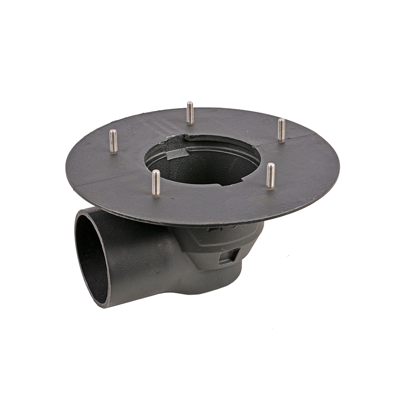 ACO TotalFlow Gully Cast Iron Horizontal Outlet with Clamping Flange - 300mm 