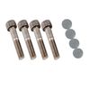 ACO UniFace AL Shallow Locking Screws & Dust Caps