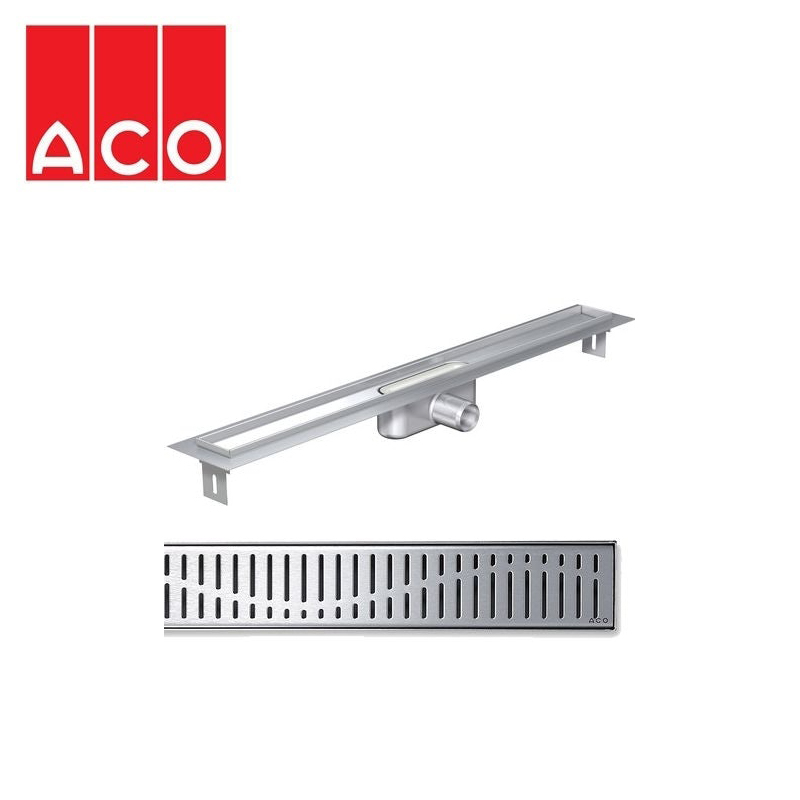 Shower Wet Room Channel Drain1185mm Wave Grating ACO C-Line