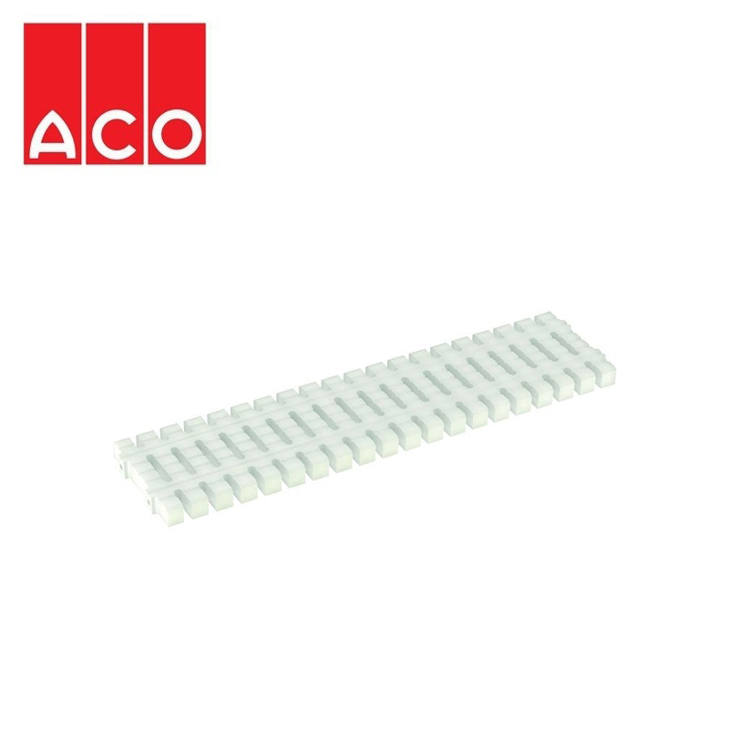 Channel Drain White Plastic Grate 500mm - ACO Modular 125 