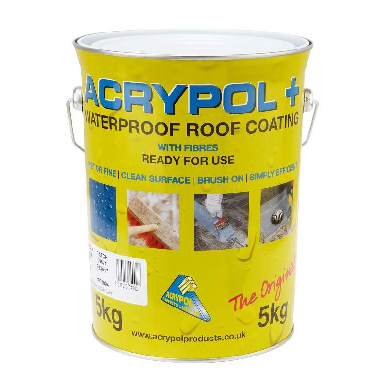 Acrypol White Plus Acrylic Coating Solar - 5Kg (Rc3006/5)