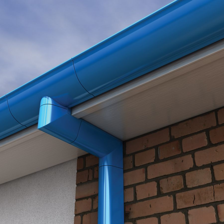 Product image for Alumasc Aqualine Modern Gutter Starter Pack - 100mm x 85mm
