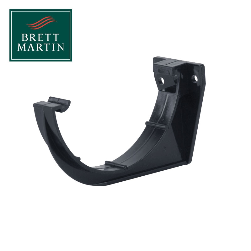 Plastic Guttering Half Round Fascia Bracket 112mm - Anthracite Grey