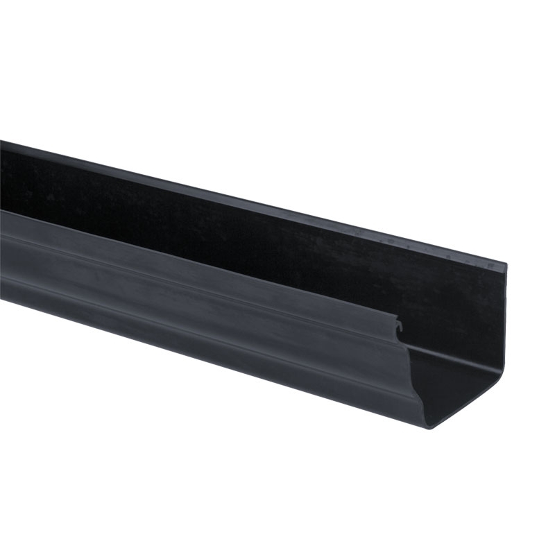 Plastic Guttering Ogee Prostyle 4m Length 106mm - Anthracite Grey