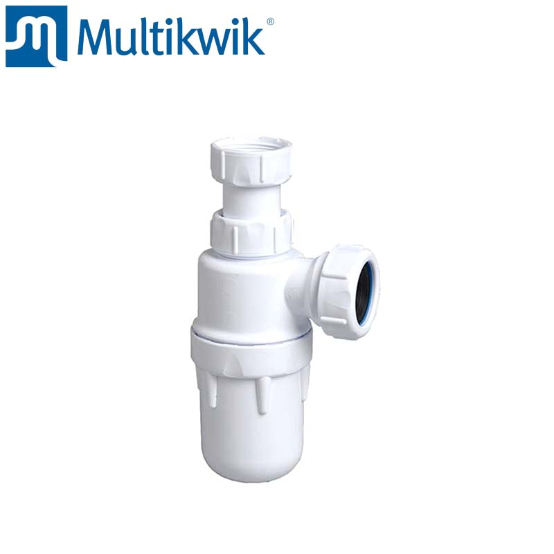 Multikwik Bottle Trap with Adjustable Inlet - 40mm | Drainage Superstore®
