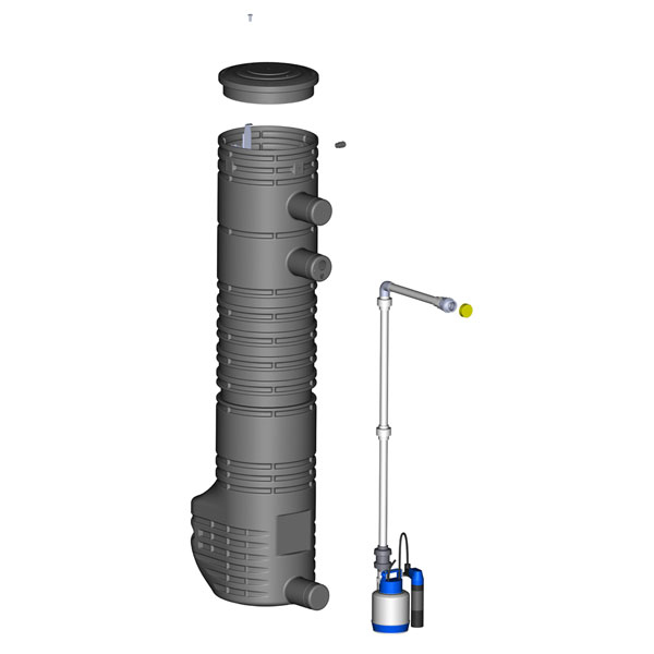 BIOROCK ECOROCK-5010 Pump Chamber and Pump