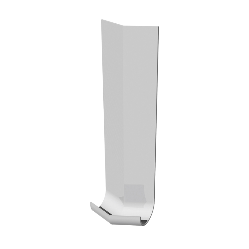 uPVC Fasica 18mm Bullnose Edge 135dg Internal Corner - White