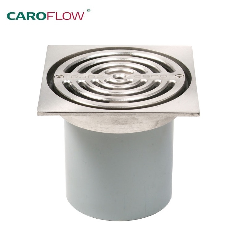 Caroflow 150mm Square Advantage Trapped Grating Assembly 