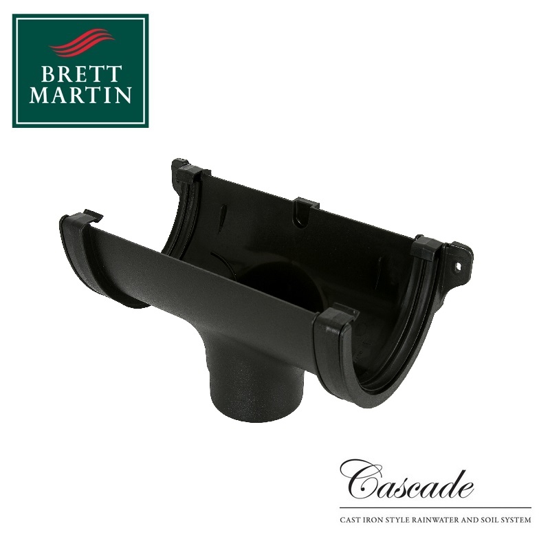 Cascade Cast Iron Style Black 170mm Deepstyle Running Outlet