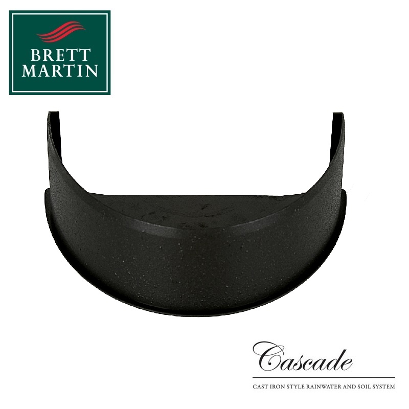 Cascade Cast Iron Style Black 170mm Deepstyle Internal Stopend