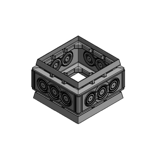 Datum 450 x 450mm Clear Opening 380mm Deep Non-Structural Polythene Chamber