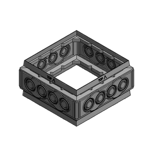 Datum 600 x 600mm Clear Opening 380mm Deep Non-Structural Polythene Chamber