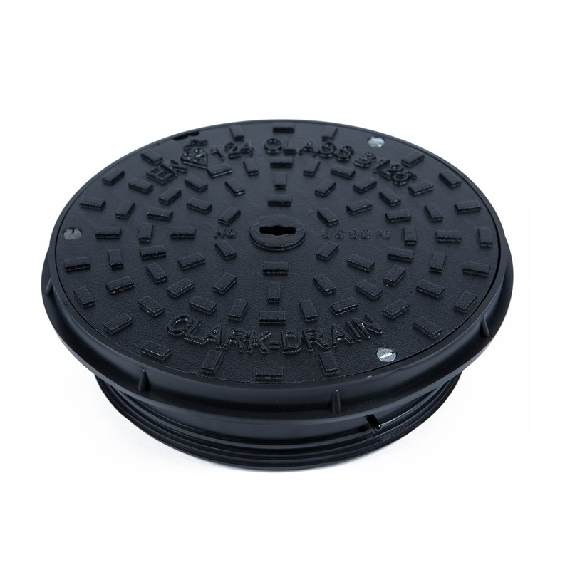 Clark Drain B125 Cast Iron Round Manhole Cover & Frame - 300mm x 30mm
