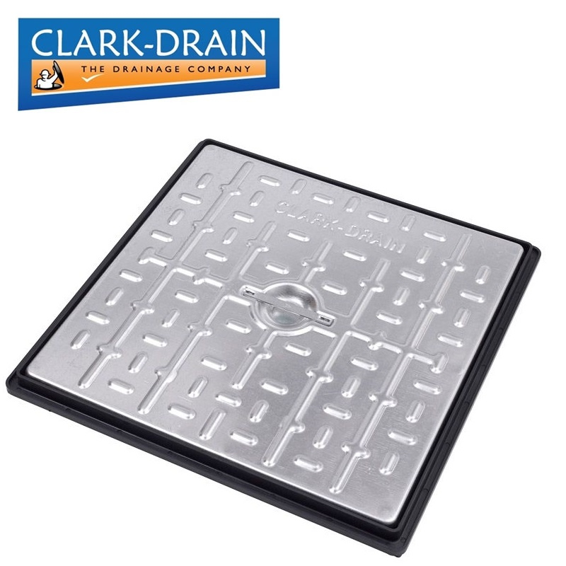 Double Sealed Manhole Cover and Frame 450L x 450W x 30H - Pedestrian