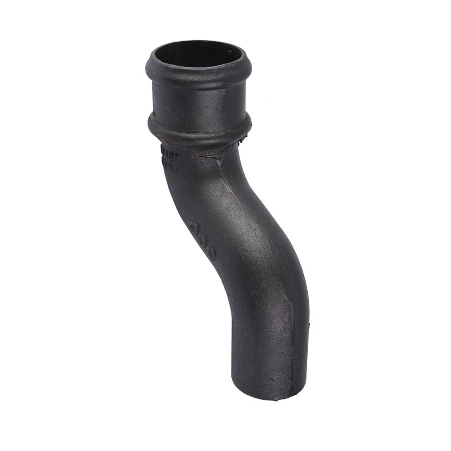 Pam Building Products Black Pam Building Classical Cast Iron Downpipe 115Mm Offset - 75Mm