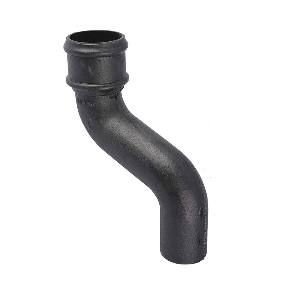 Pam Building Products Black Pam Building Classical Cast Iron Downpipe 150Mm Offset - 75Mm