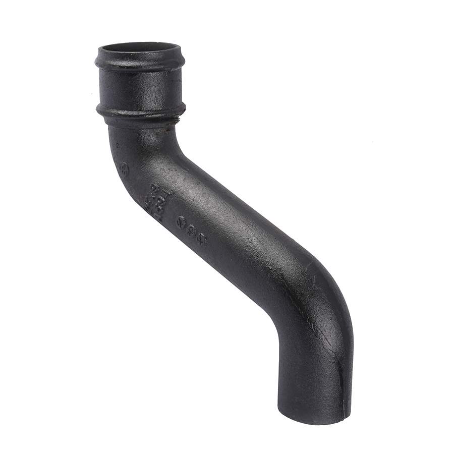 Pam Building Products Black Pam Building Classical Cast Iron Downpipe 230Mm Offset - 75Mm