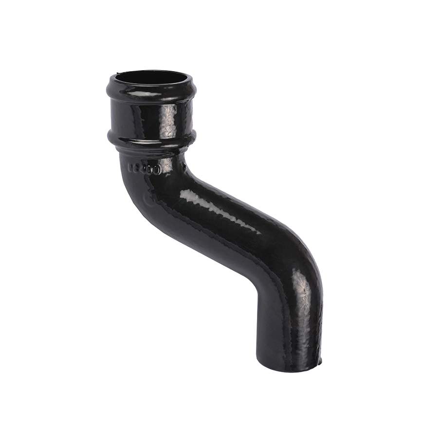 Pam Building Products Black Pam Building Classical Plus Cast Iron Downpipe 150Mm Offset - 65Mm