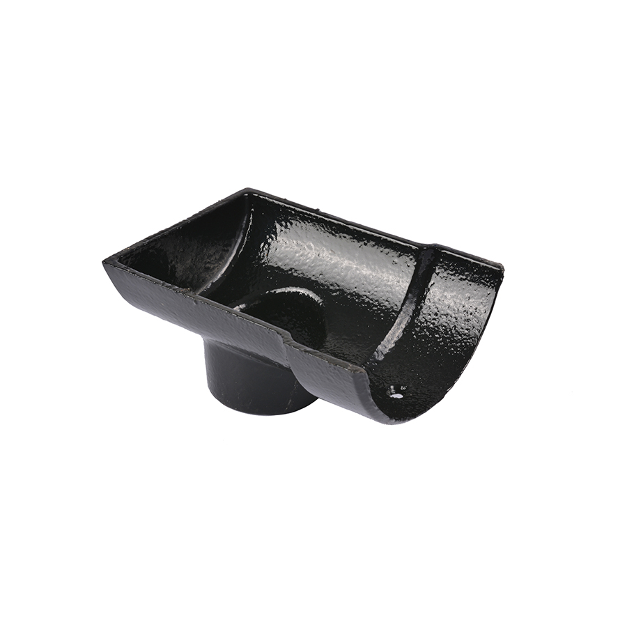 Pam Building Classical Plus Cast Iron Half Round External 100mm End ...