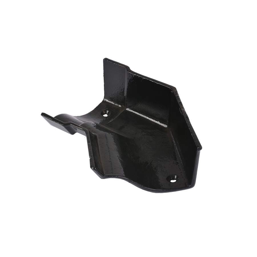 Pam Building Products Black Pam Building Classical Plus Cast Iron Victorian Ogee Right Hand 135Dg Angle - 125Mm