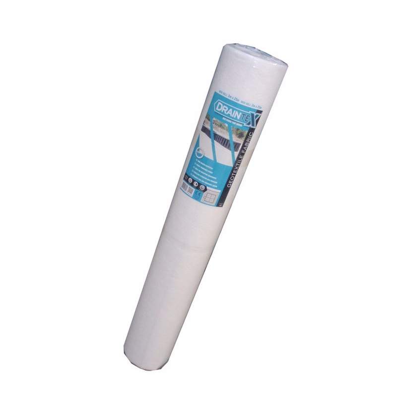 Draintex White Drainage Geotextile Fabric - 2000Mm X 25M