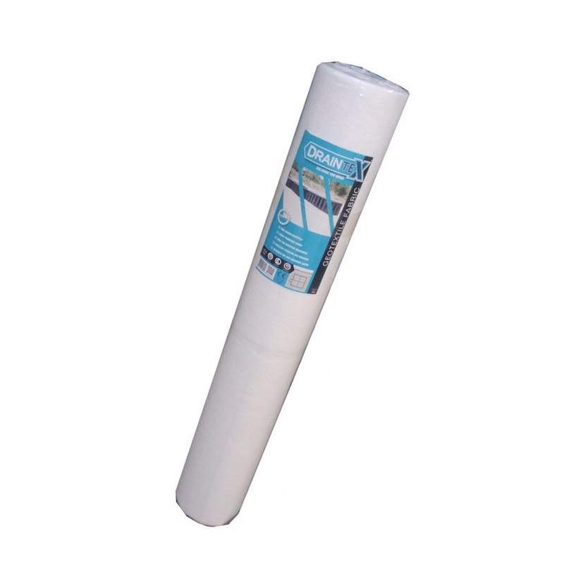 Draintex White Drainage Geotextile Fabric - 2000Mm X 50M