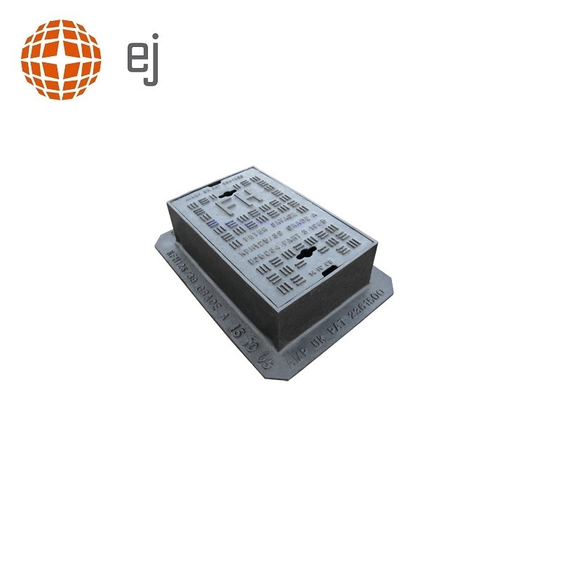 Cast Iron Heavy Duty Single Lid Fire Hydrant Cover 380 x 230mm