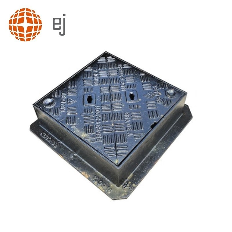 Cast Iron Heavy Duty Double Triangular Surface Box 229 x 229mm