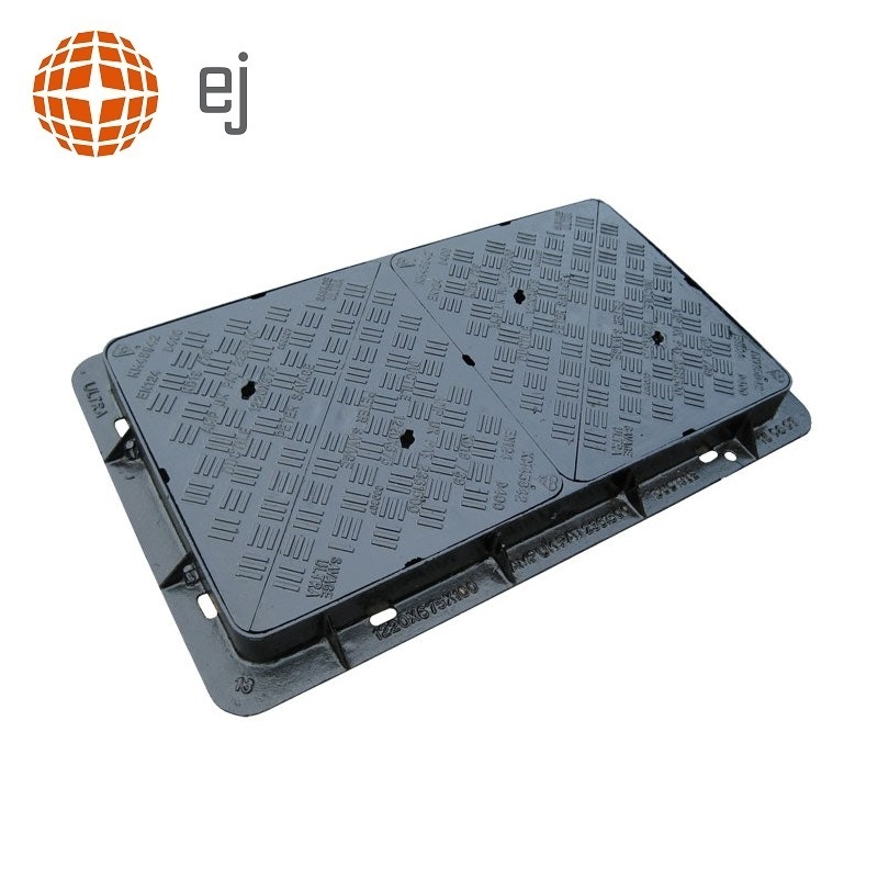 Cast Iron Manhole Cover and Frame 1220L x 675W x 150H - D400 Class