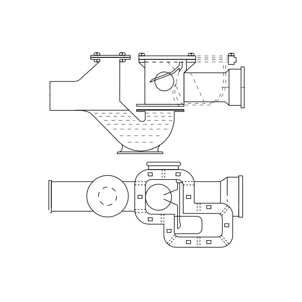 Eureka 752 Anti-Flood Trunk Valve - 150mm