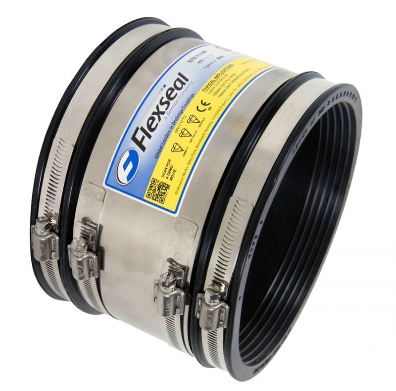 Flexseal 425mm to 450mm Rubber Flexible Drainage Adaptor Coupling