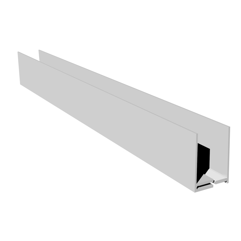 Fortex Double Shiplap Cladding 2 Part Universal Edge Trim 3m - White