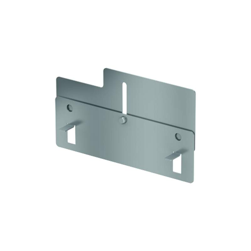 Aco Silver Freedeck Adjustable Deep Section End Plate - Galvanised Steel