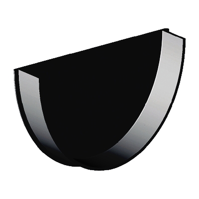 Deepflow Style Plastic Guttering Internal Stopend - Black