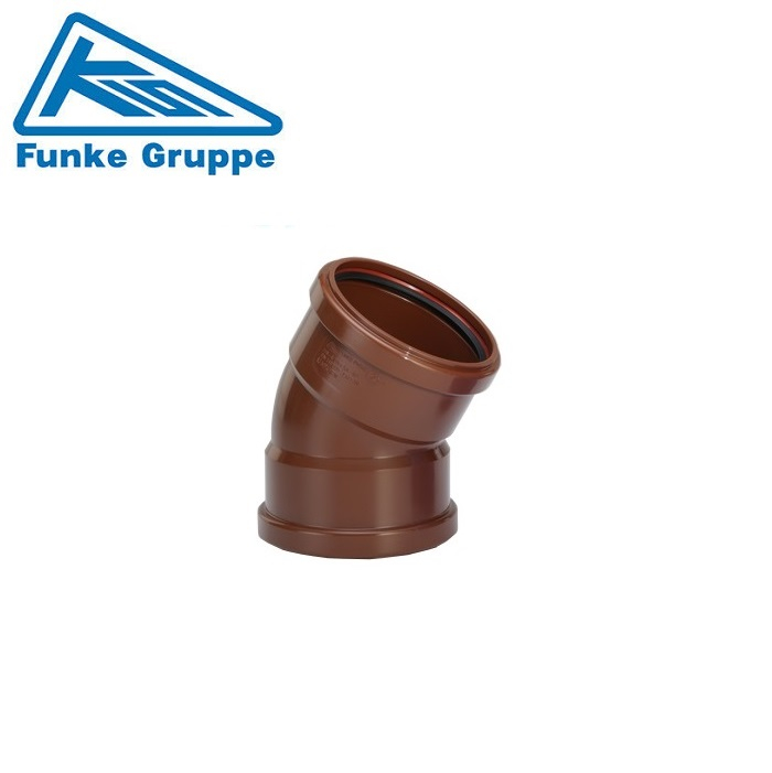 funke-hs-southern-15dg-double socketed-bend-250mm