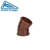 Funke HS Gravity Adoptable 15 Deg Double Socket Bend - 315mm