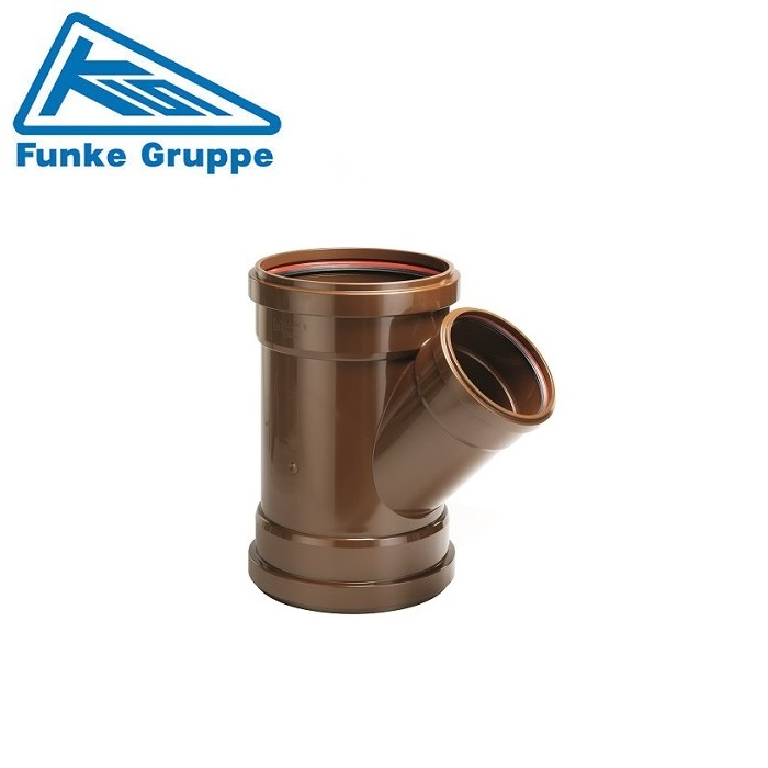 Funke HS Gravity Adoptable 45 Deg Triple Socket Junction Branch - 250mm x 160mm