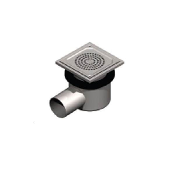 ACO Gully EG150 Stainless Steel 316 Telescopic Horizontal Low Level