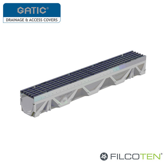 gatic-filcoten-tec-nw100-channel-c250-d400-ductile-grate-10410700